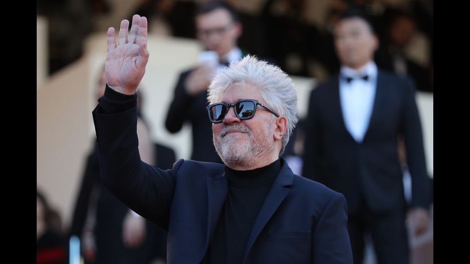 &nbsp;Il regista e presidente della giuria cinematografica Pedro Almodovar (Afp)