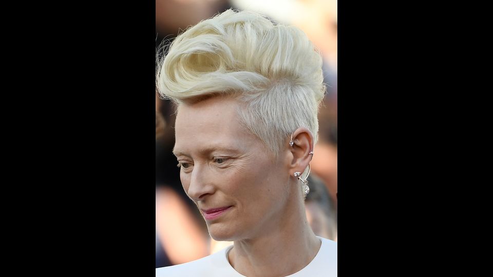 &nbsp;L'attrice britannica Tilda Swinton (Afp)