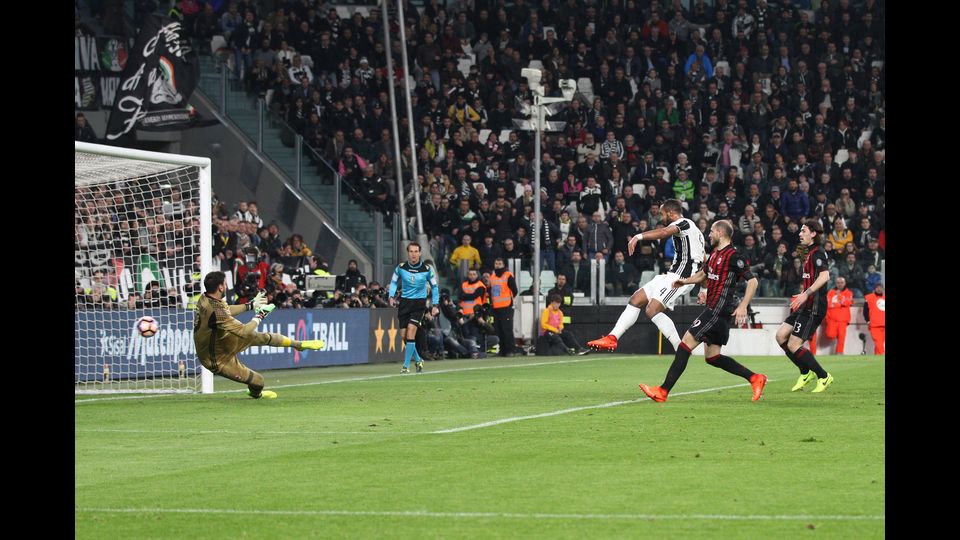 Cronistoria del campionato:&nbsp;10 marzo 2017 Il gol di Medhi Benatia contro il Milan durante la partita di serie A &nbsp;terminata con il 2 a 1 per la Juventus (Afp)&nbsp;