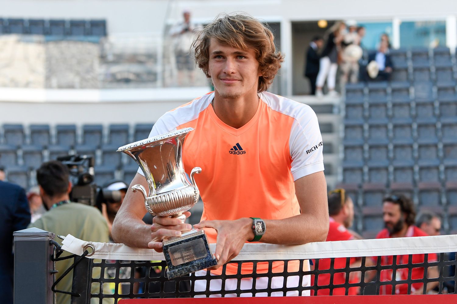 Alexander Zverev vince gli Internazionali BNL d'Italia 2017, 21 Maggio 2017 Roma &nbsp;