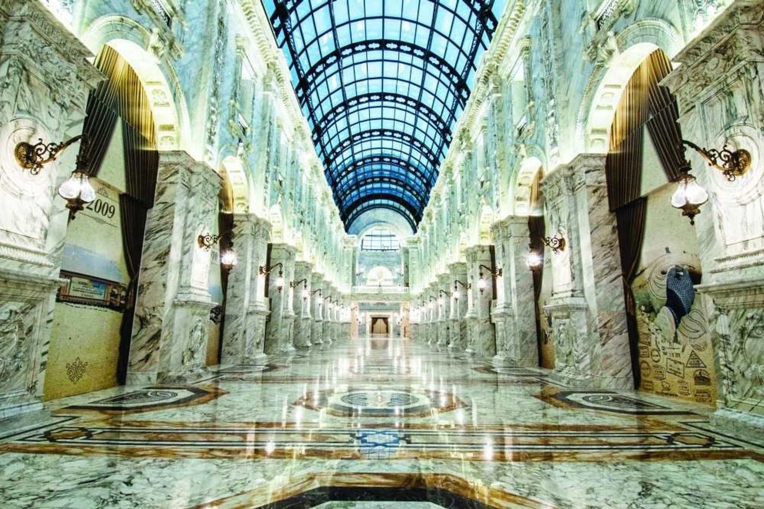 &nbsp;Doha - centro commerciale Al Hazm - riproduzione Galleria V.Emanuele II (Ambasciata Doha)