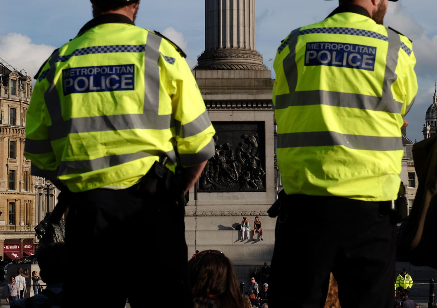 Attacco a Manchester, la polizia britannica pattuglia Trafalgar Square (Afp)