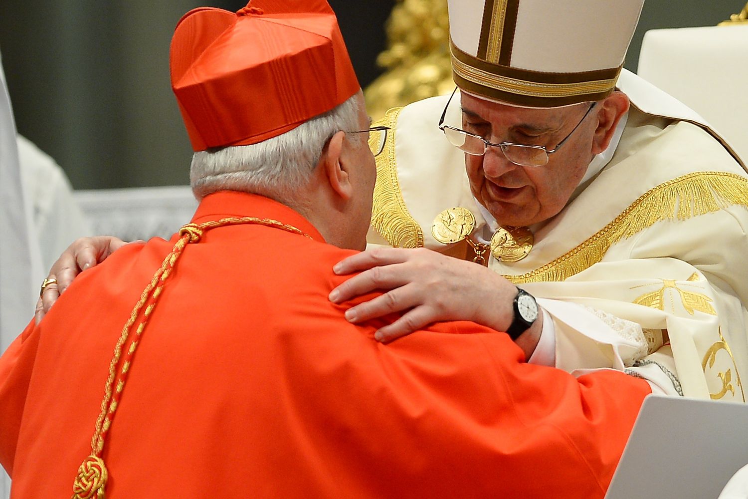 &nbsp;Gualtiero Bassetti e papa Francesco