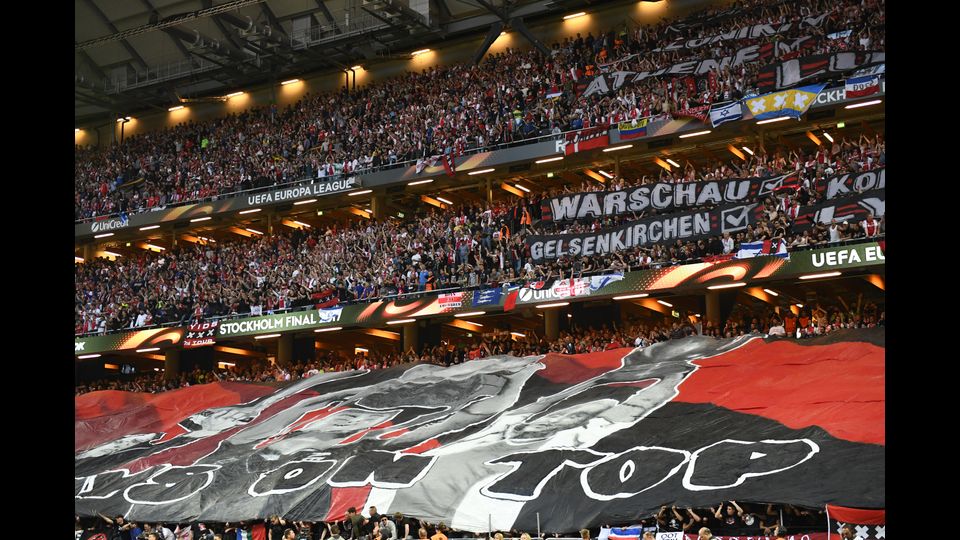 &nbsp; UEFA Europa League, Ajax Amsterdam contro Manchester United (Afp)