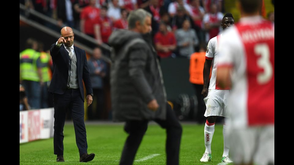 &nbsp; UEFA Europa League, Ajax Amsterdam contro Manchester United (Afp)