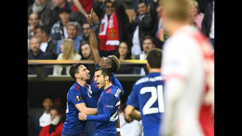 &nbsp; UEFA Europa League, Ajax Amsterdam contro Manchester United (Afp)