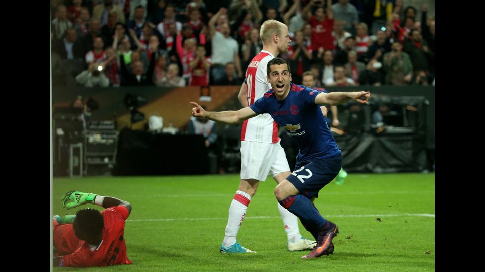 &nbsp; UEFA Europa League, Ajax Amsterdam contro Manchester United (Afp)