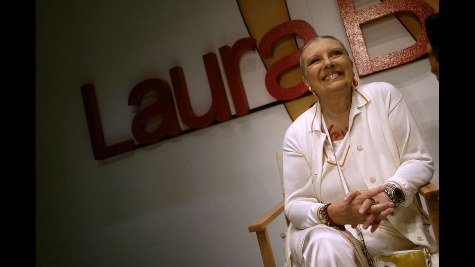 Milano Moda Donna - Sfilata Laura Biagiotti. Nella foto: Laura Biagiotti (AGF) &nbsp;