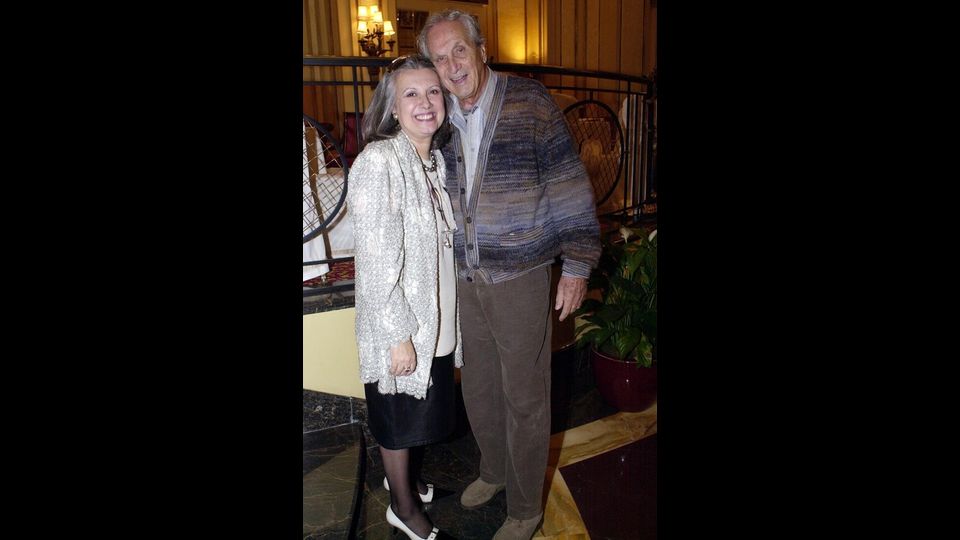 Premio Leonardo. Nella foto: Laura Biagiotti e Ottavio Missoni (AGF) &nbsp;