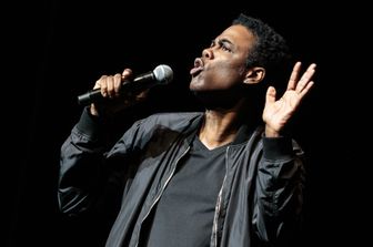 &nbsp;Chris Rock 'Total black out' (Afp)