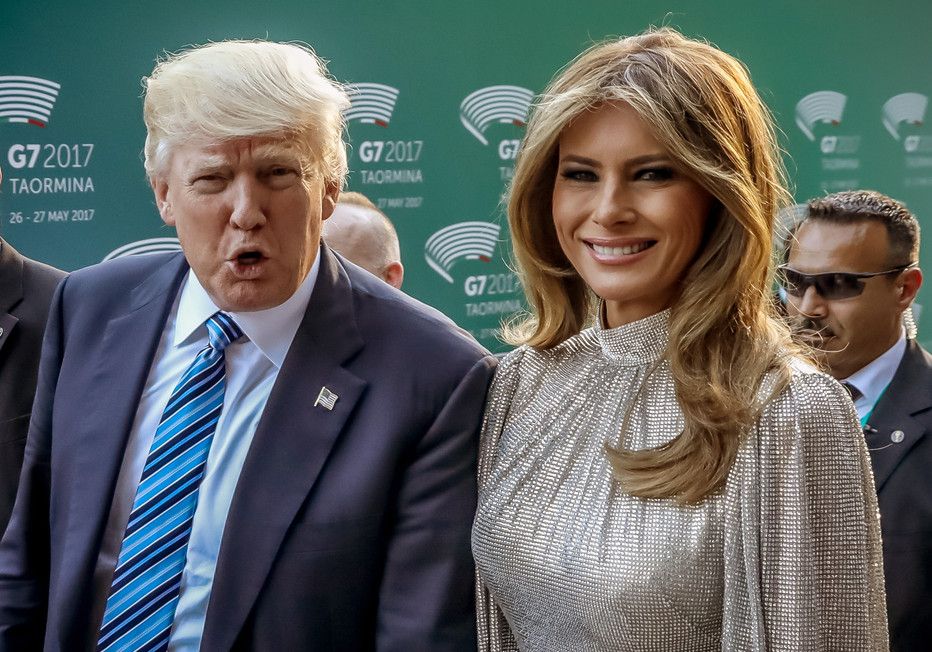 Donald Trump e sua moglie Melania (AFP) &nbsp;