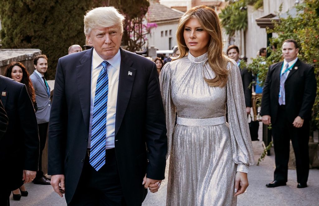 &nbsp;Donald Trump e la moglie Melania al G7 di Taormina