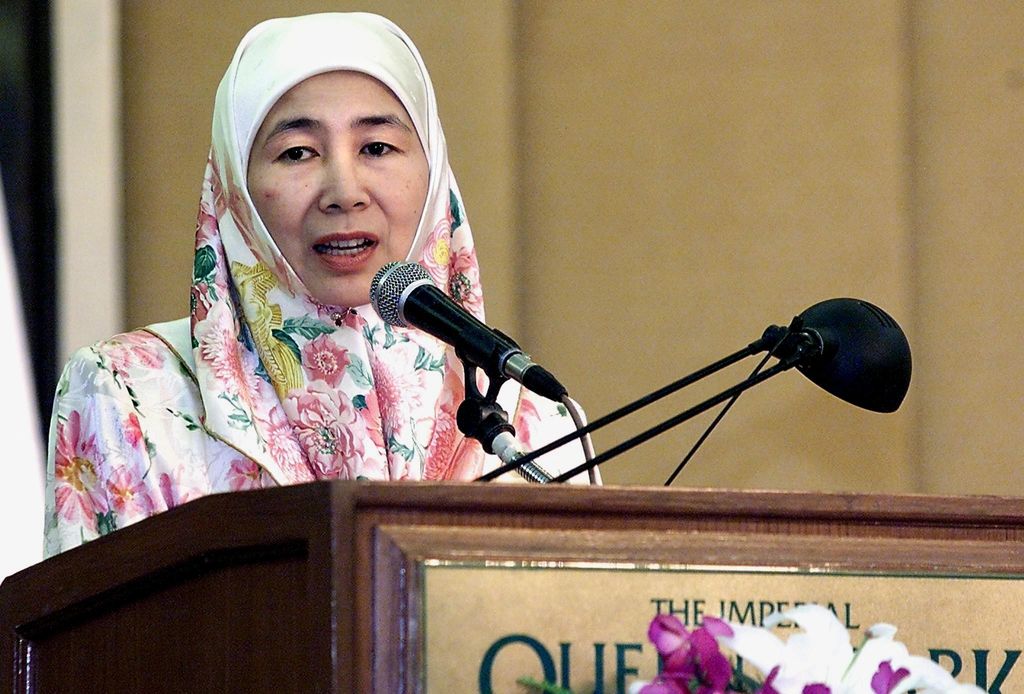&nbsp;Wan Azizah Wan Ismail, la deputata dell'opposizione malese &nbsp;(Afp)