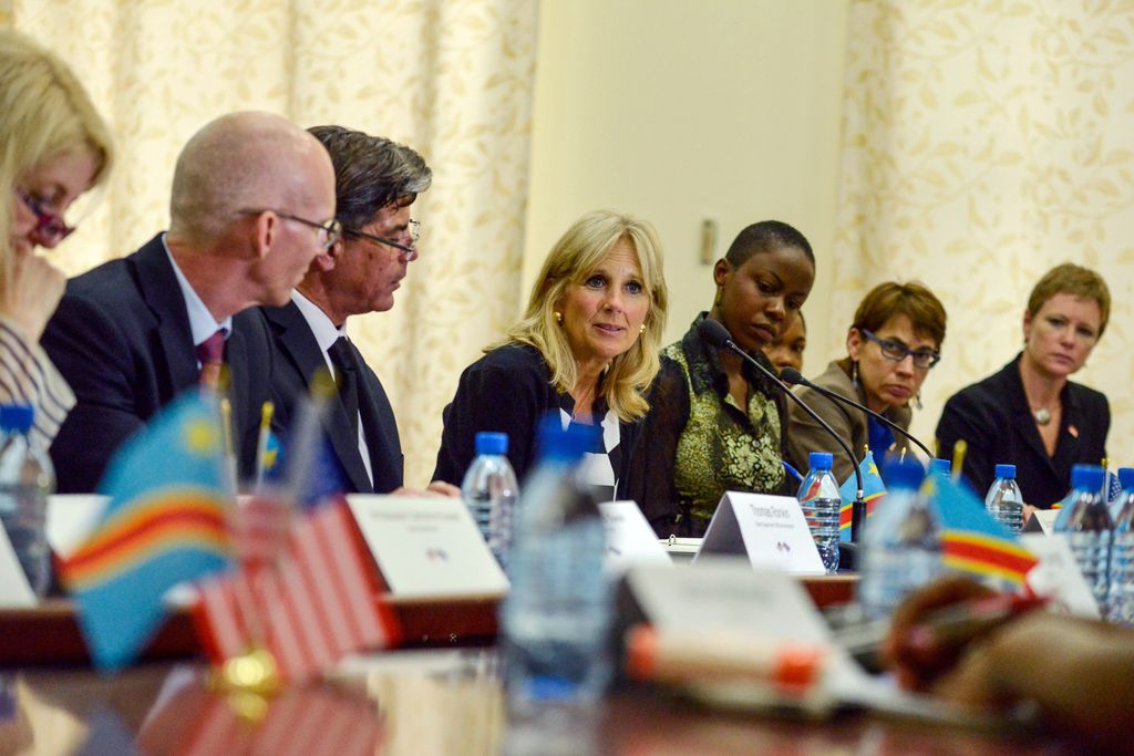 &nbsp;Jill Biden parlamentare e moglie del vice presidente degli Usa (Afp)