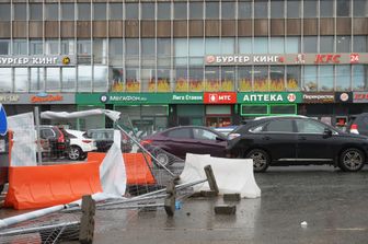 Uragano a Zubovsky Boulevard, Mosca (AGF)&nbsp;