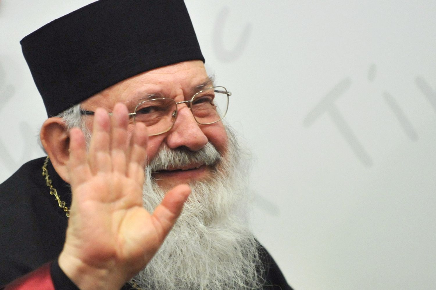 Il cardinale Lubomyr Husar, arcivescovo emerito della chiesa greco-cattolica in Ucraina