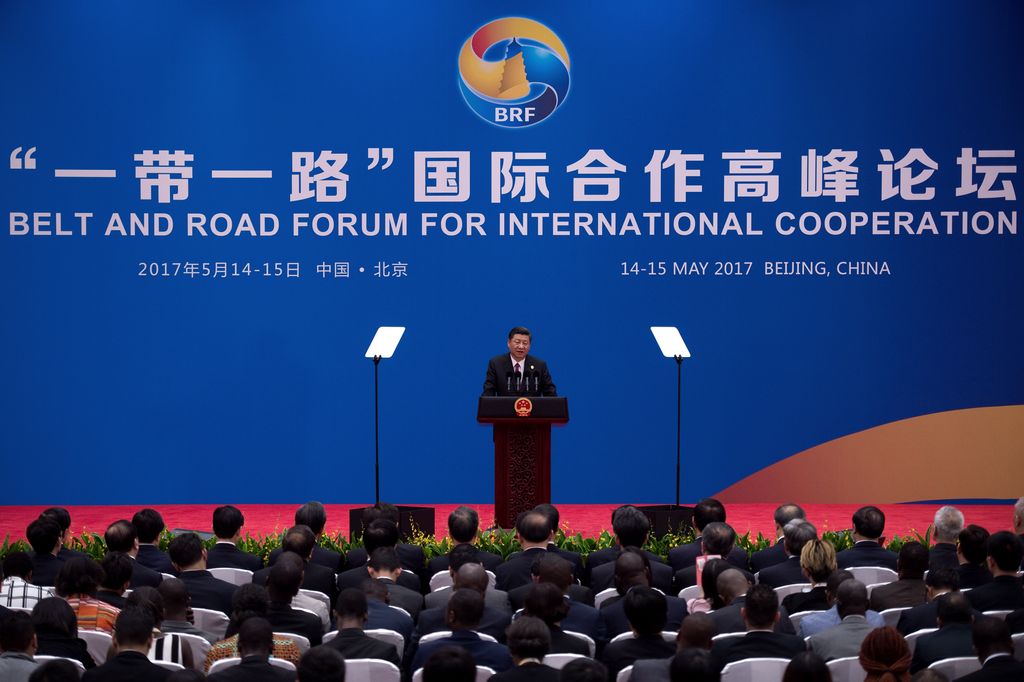 Il presidente cinese Xi Jinping al forum di Pechino 'Belt and Road'