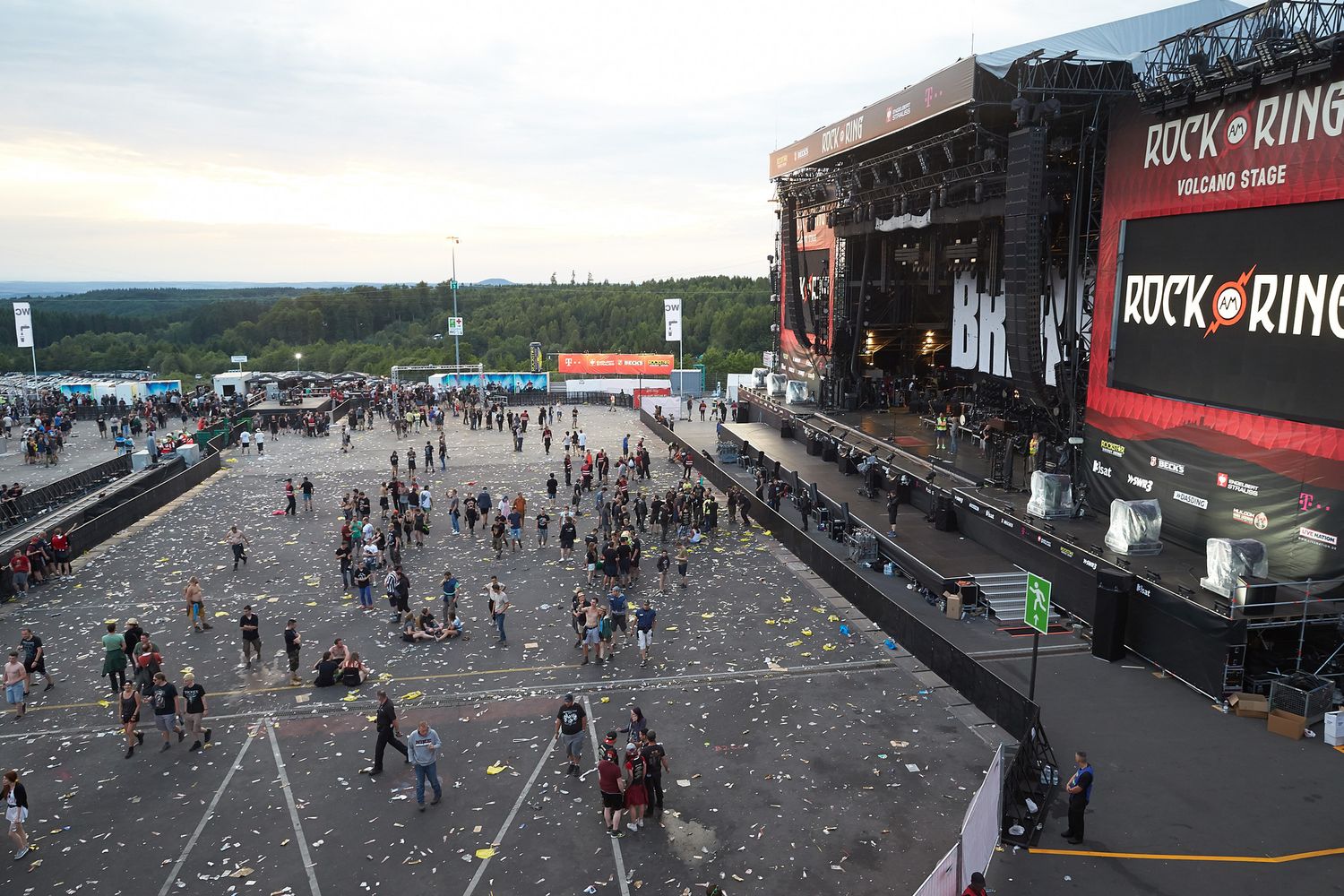 &nbsp;L'area del Rock am Ring in Germania abbandonata dopo l'allarme terrorismo