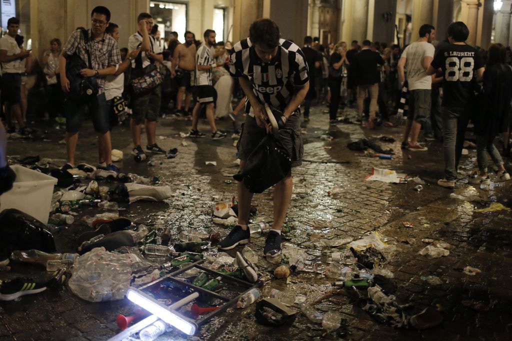 &nbsp;Torino Piazza San Carlo (Afp)