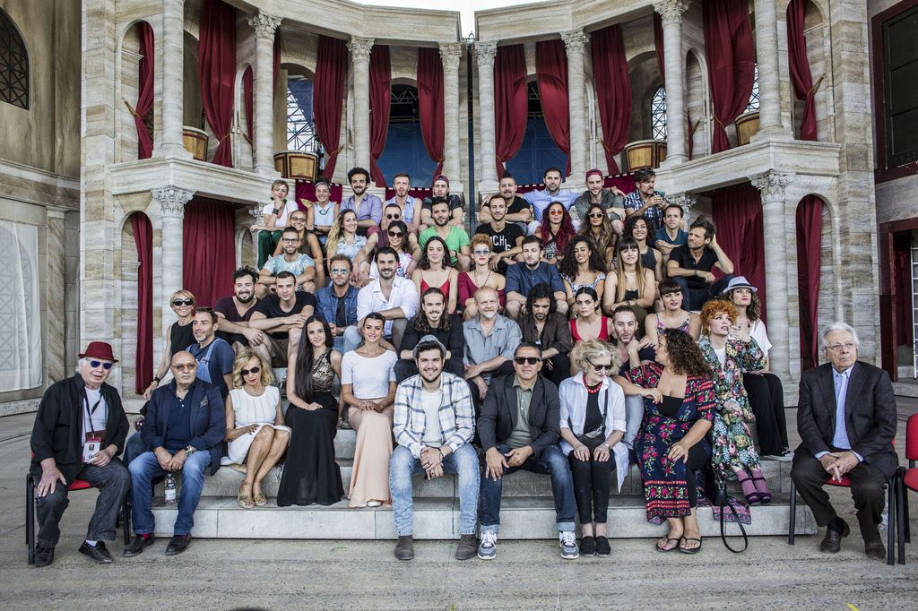 Il cast di Divo Nerone (Agf)