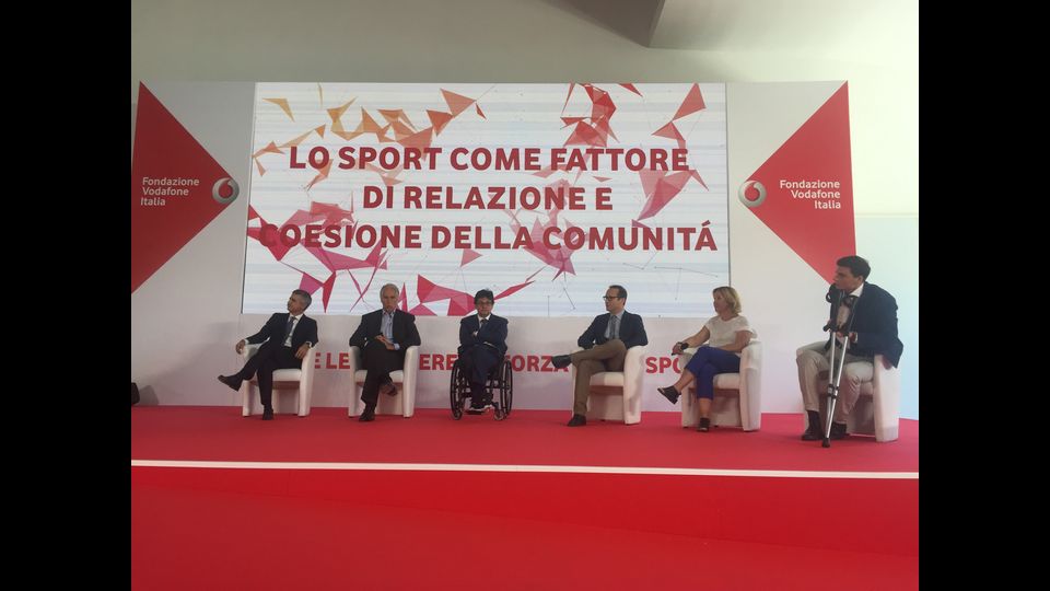 &nbsp;Fondazione Vodafone lancia Progetto Oso per atleti con disabilit&agrave;, trai presenti anche Bebe Vido e Alex Zanardi