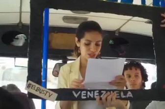 In Venezuela i giornalisti sfidano la censura facendo i tg negli autobus&nbsp;