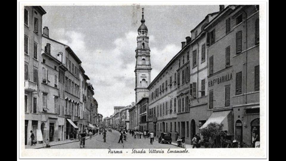 La bottega storica di pane e di pasta della Barilla, nata a Parma nel 1877