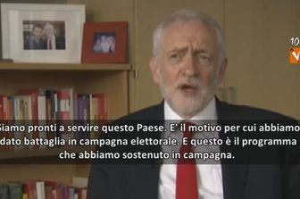 &nbsp;Corbyn, Pronti a servire il Paese (Vista)