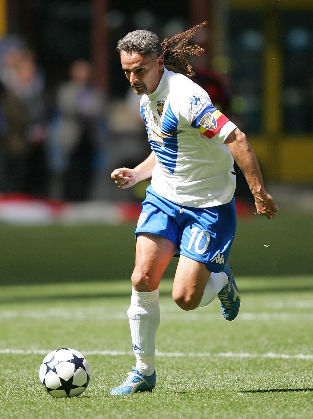 Roberto Baggio con la maglia del Brescia&nbsp;