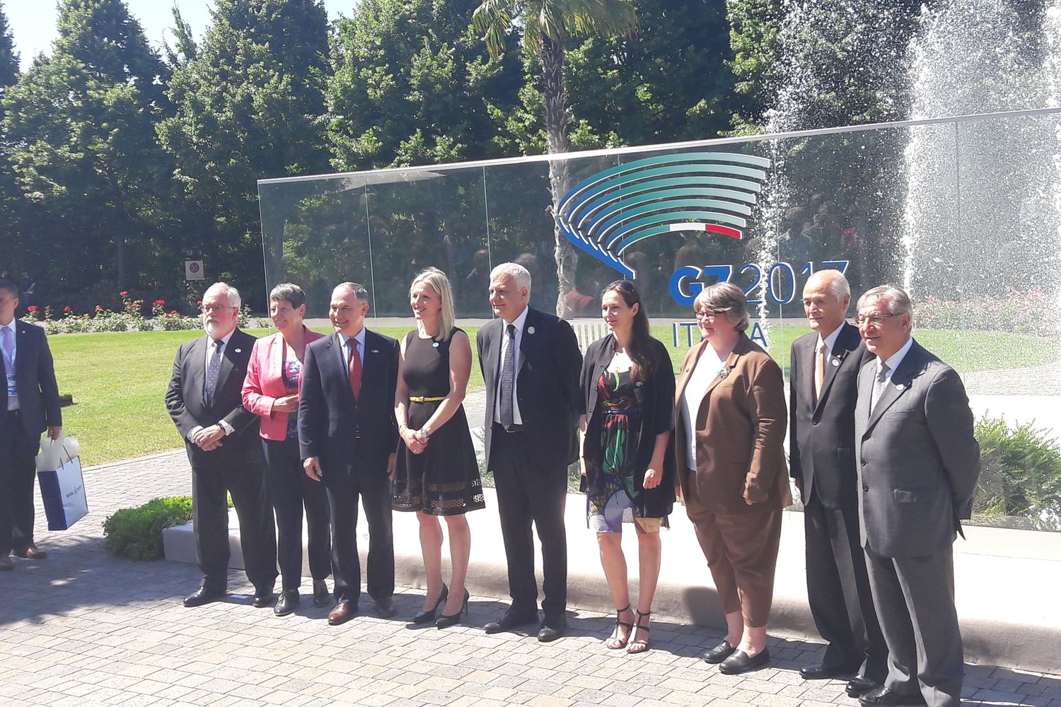 &nbsp;Foto di gruppo G7