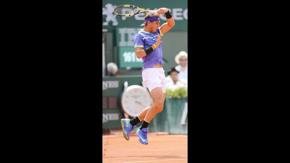 La finale maschile del Torneo Roland Garros tra lo spagnolo Rafael Nadal e lo svizzero Stan Wawrinka