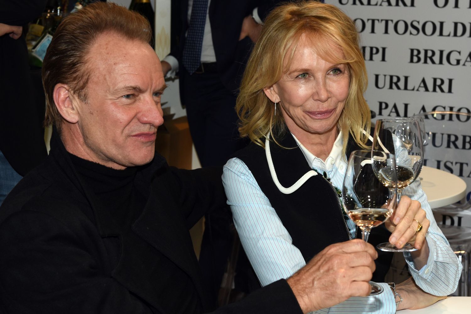 &nbsp;Sting con la moglie, Trudy Styler