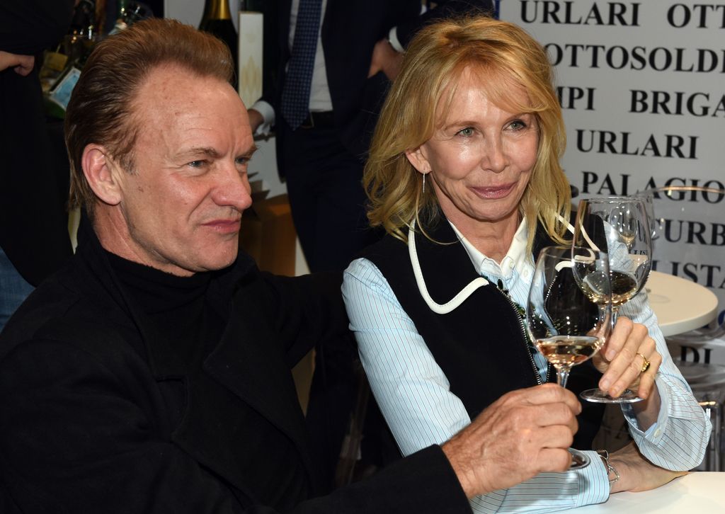 &nbsp;Sting con la moglie, Trudy Styler