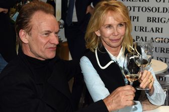 &nbsp;Sting con la moglie, Trudy Styler