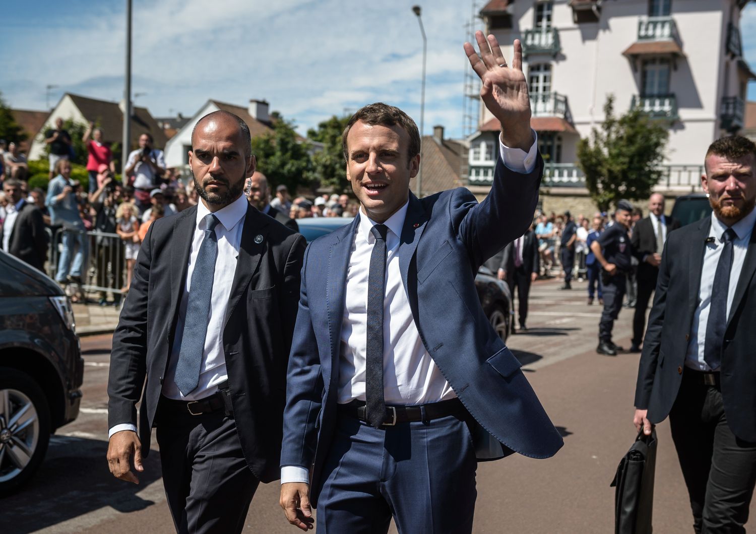 &nbsp;Elezioni in Francia, la vittoria di Macron (Afp)