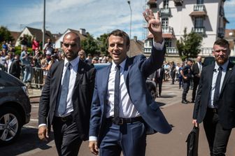 &nbsp;Elezioni in Francia, la vittoria di Macron (Afp)