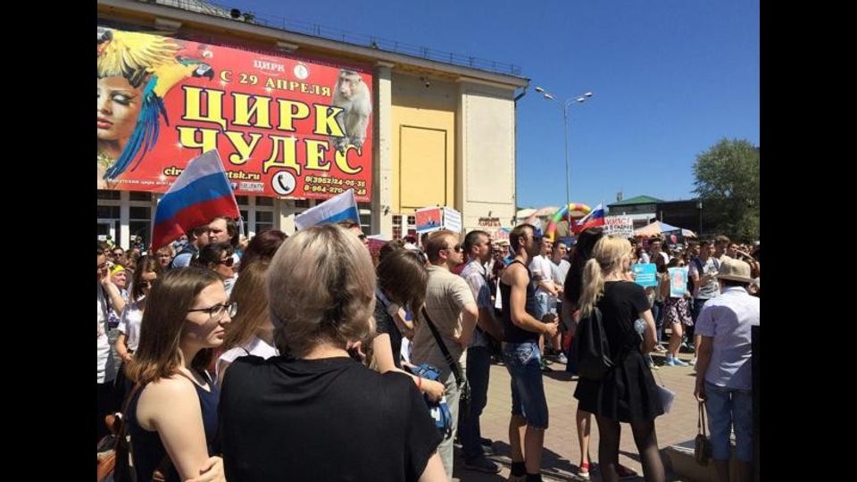 Proteste a&nbsp;Irkutsk