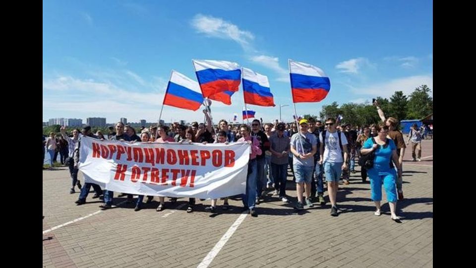 &nbsp;Proteste a&nbsp;Omsk