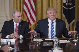 &nbsp;Steve Scalise e Donald Trump