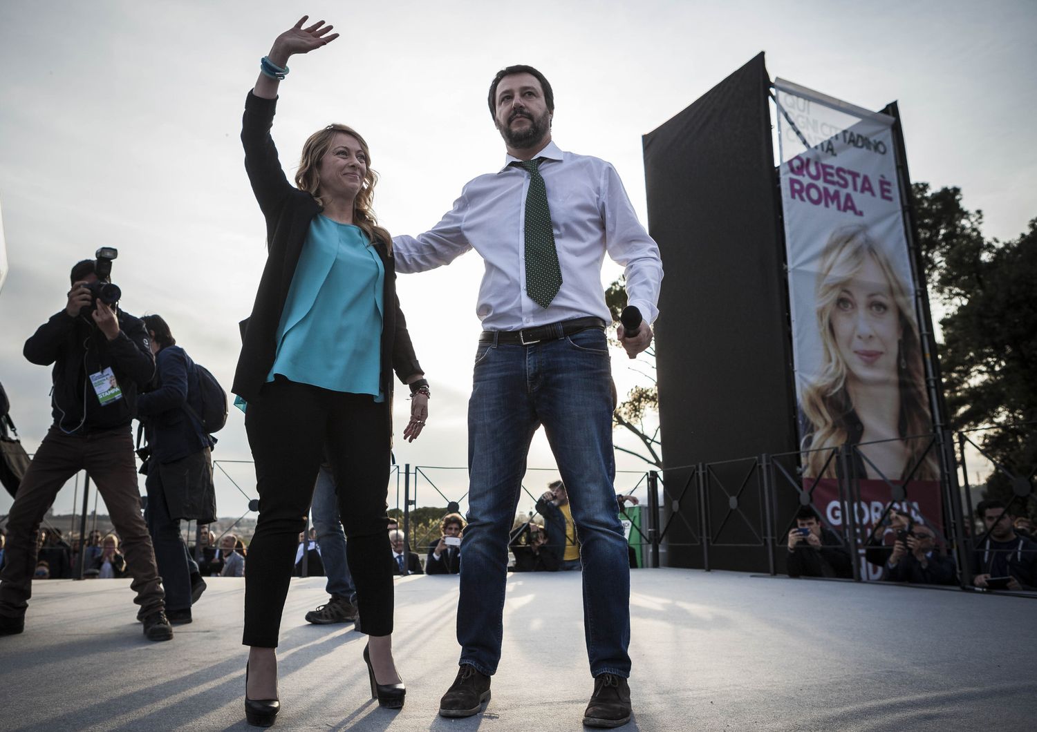 &nbsp;Giorgia Meloni, Matteo Salvini