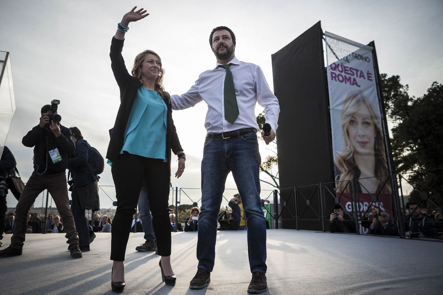 &nbsp;Giorgia Meloni, Matteo Salvini