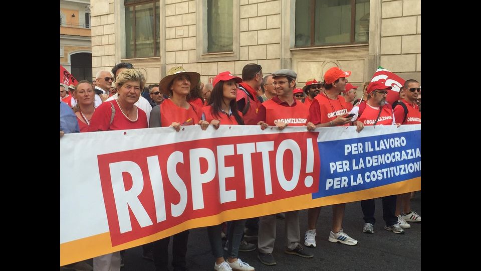 Manifestazione Cgil, Susanna Camusso&nbsp;