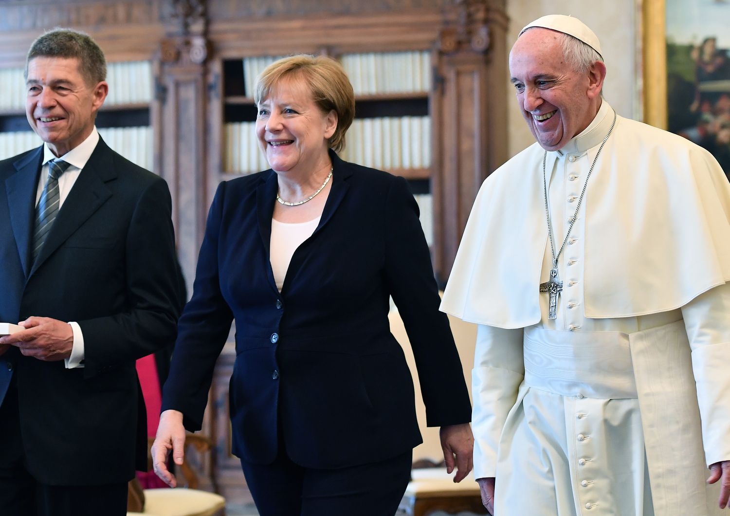 Papa Francesco - Merkel (Afp)&nbsp;