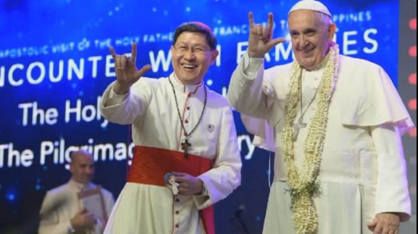 Papa Francesco a Manila nel gennaio 2015&nbsp;