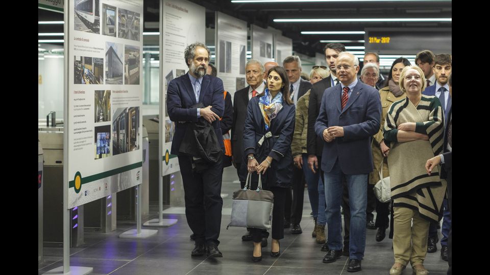 25/03/2017 Virginia Raggi accoglie Angela Merkel alle celebrazioni per i 60 anni dei trattati di Roma (ANADOLU AGENCY &nbsp;- AFP)
