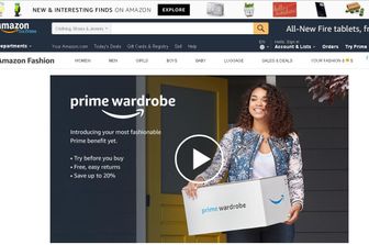 Amazon lancia il servizio Guardaroba con abiti in prova