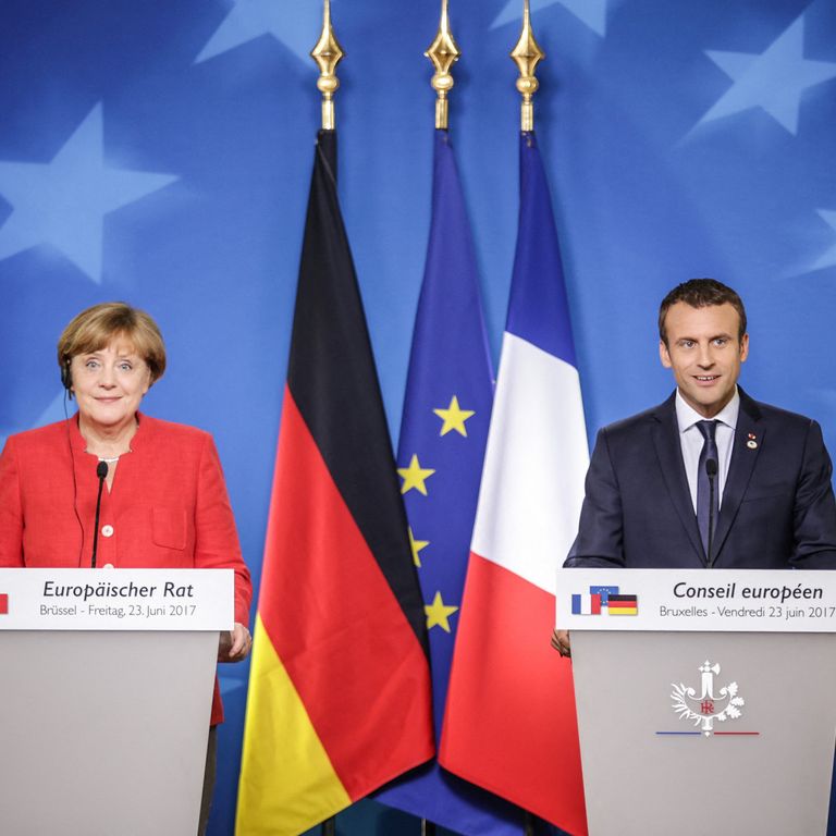 Merkel-Macron (afp)