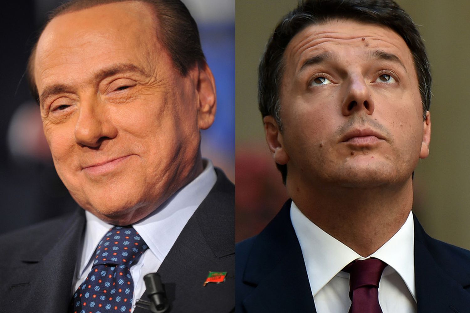 Silvio Berlusconi e Matteo Renzi