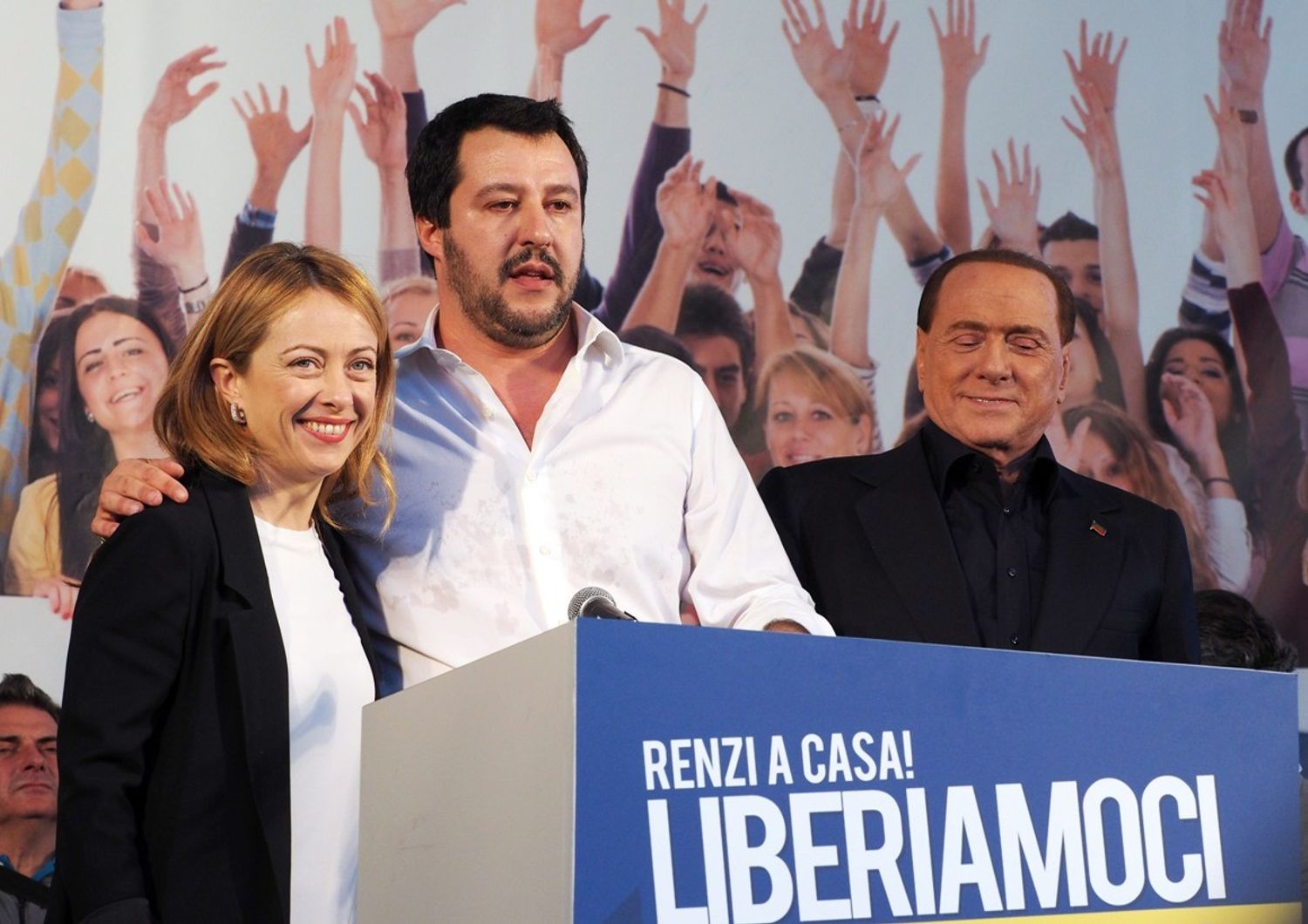 &nbsp;Meloni Salvini Berlusconi