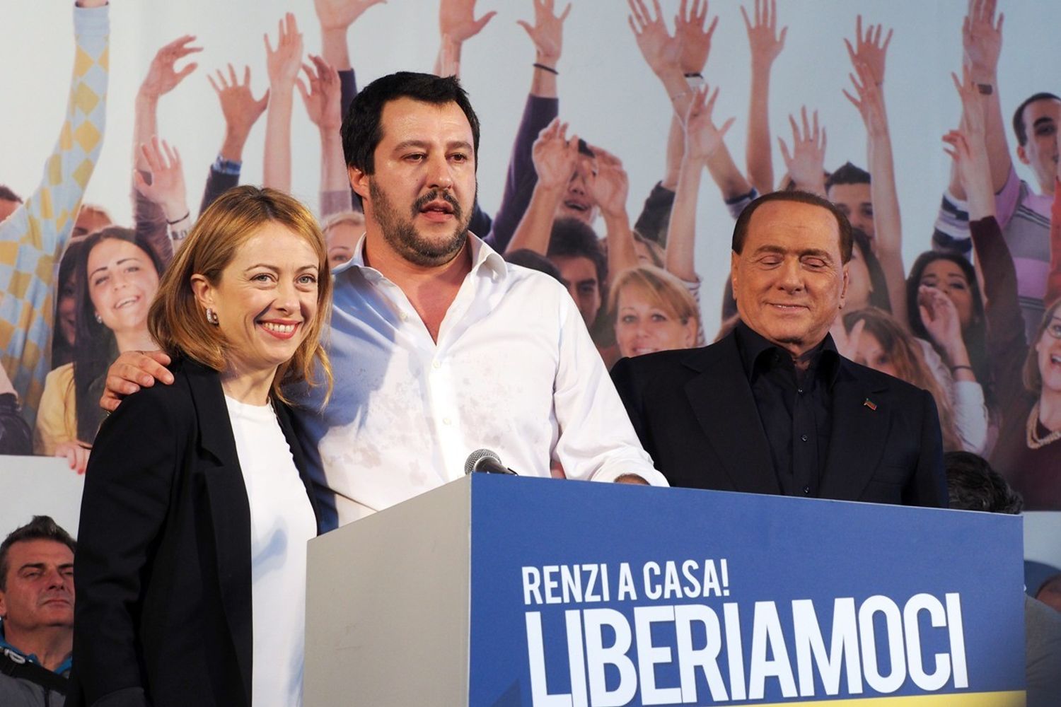 &nbsp;Meloni Salvini Berlusconi